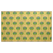 Arts & Crafts Stil Tulpen Blumiges Muster Stoff (Yard (91,4 cm))