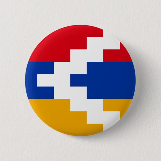 Artsakh (das Bergkarabach) Flagge Button (Vorderseite)