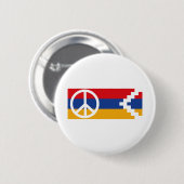 Artsakh-Politik für Frieden und Freiheit Button (Vorne & Hinten)