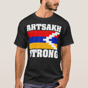 Artsakh Starke Armenien-Flaggenfarben T-Shirt
