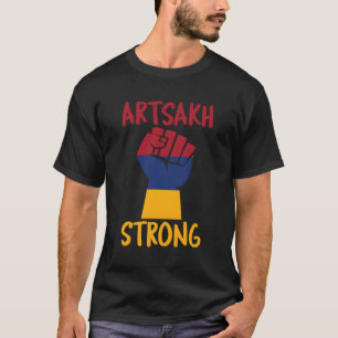 Artsakh Strong Armenia Flag Farben T-Shirt