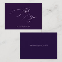 ArtsApp Eggplant Drk Lila Kalligraphie Vielen Dank