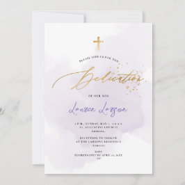 ArtsApp Elegant H2 Lila gewaschte Dedication Einladung