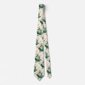 ArtsApp H2 Alabaster Cream Roses Wedding Krawatte (Vorderseite)