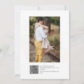 ArtsApp H2 Alabaster-Rose Save the Date Karte (Rückseite)