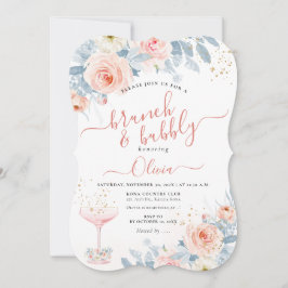 ArtsApp H2 Blush Pink Roses Brunch Bubbly Einladung