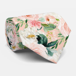 ArtsApp H2 Blush Pink Roses Wedding Krawatte