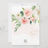 ArtsApp H2 Blush Roses Dusty Blue Foliage Einladung (Rückseite)