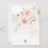ArtsApp H2 Blush Roses Dusty Blue Foliage Einladung (Rückseite)