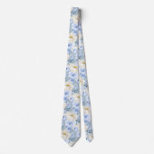 ArtsApp H2 Dusty Blue Rose Hochzeit Krawatte (Vorderseite)