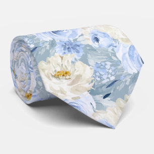 ArtsApp H2 Dusty Blue Rose Hochzeit Krawatte