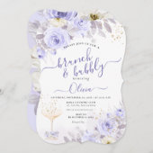 ArtsApp H2 Dusty Lila Rose Bubbly Einladung (Vorne/Hinten)