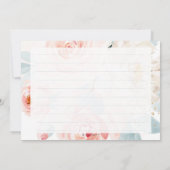 ArtsApp H2 Rosa Rosen Brautparty Rezept Einladung (Rückseite)