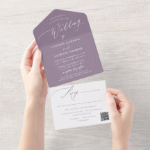 ArtsApp Moderne Kalligraphie Lila Hochzeit