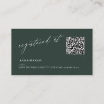 ArtsApp QR Code DIY Color Forest Green Registry