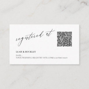 ArtsApp QR Code Event Registry Luxe Calligraphy Begleitkarte