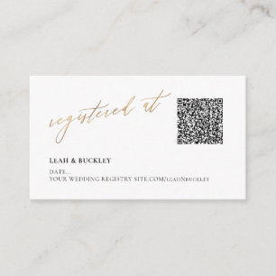 ArtsApp QR Code Registry Imitate Gold Calligraphy Begleitkarte