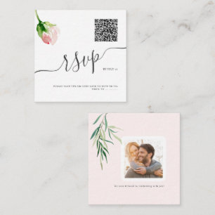 ArtsApp QR Code UAWG Wasserfarbe Rosa Rose Mitteilungskarte