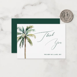 ArtsApp Tropical Luxe Calligraphy Vielen Dank Mitteilungskarte
