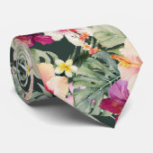 ArtsApp Tropical Paradise Anpassbare Muster Krawatte (Gerollt)