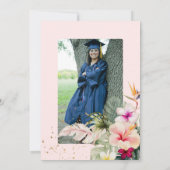 ArtsApp Tropical Paradise Graduation Party Einladung (Rückseite)