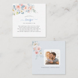 ArtsApp Watercolor Blush Pink Roses Request Encl Mitteilungskarte