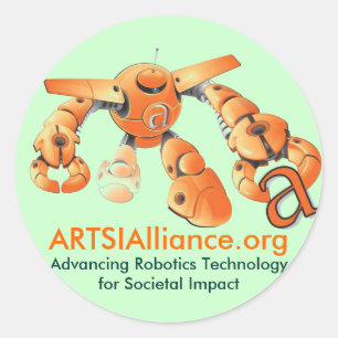 ARTSI Aufkleber-Blatt Runder Aufkleber