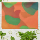 Artsy Abstract and Colorful Kitchen Towel Geschirrtuch (Gefaltet)