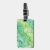 Artsy Abstract Watercolor Gepäckanhänger (Vorderseite vertikal)