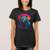 Artsy Bear Face Spirit Animal T-Shirt (Vorderseite)