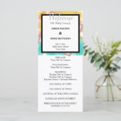 Artsy Gouache Watercolors Geometric  Program Programm (Stehend Vorderseite)