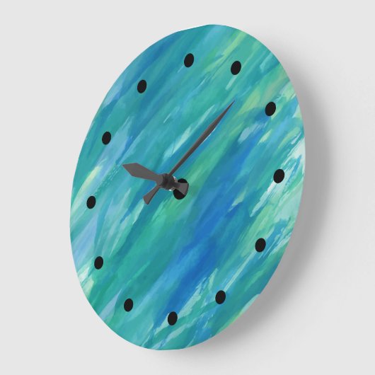 Artsy Modern Kitchen Clocks Große Wanduhr (Winkel)