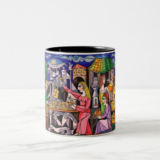 Artsy Mug Zweifarbige Tasse (Mittel)