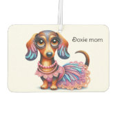 Artsy Pastel Dachshund Autolufterfrischer (Rückseite)