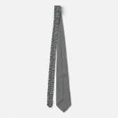 Artsy Pharmacist Abbreviations Tie Grey Krawatte (Rückseite)