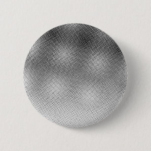 Artsy Schwarz-Weiß-Moiré-Muster Button