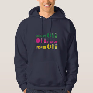 Artsy Spring Knolling Herren Hoodie