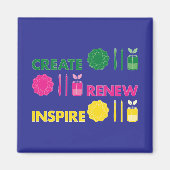 Artsy Spring Knolling Magnet (Vorne)