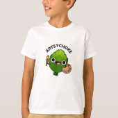 Artsychoke Funny Veggie Artichoke Pun T-Shirt (Vorderseite)