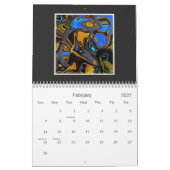 ArtSylvia abstrakter Sammlungs-Kalender 2012 Kalender (Feb 2027)