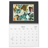 ArtSylvia abstrakter Sammlungs-Kalender 2012 Kalender (Mär 2027)