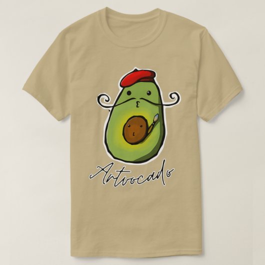 Artvocado Avocado Funny T-Shirt (Design vorne)