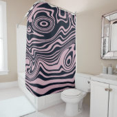 Artwork aus abstraktem Marmor | Duschvorhang (Beispiel)