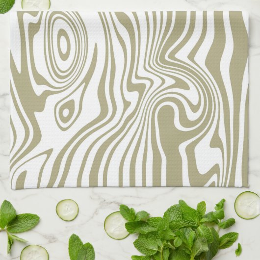 Artwork aus abstraktem Marmor | geschirrtuch (Gefaltet)