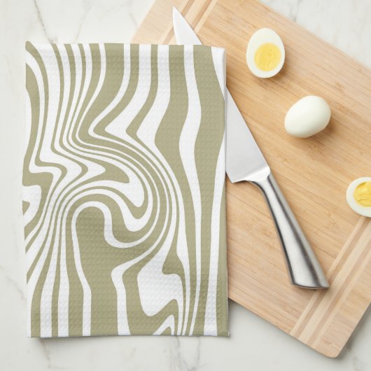 Artwork aus abstraktem Marmor | geschirrtuch (Viertel Falte)