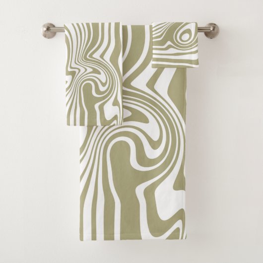 Artwork aus abstraktem Marmor | Handtuch Set (Insitu)