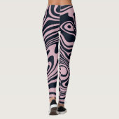 Artwork aus abstraktem Marmor | Leggings (Rückseite)