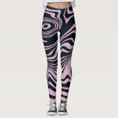 Artwork aus abstraktem Marmor | Leggings (Vorderseite)