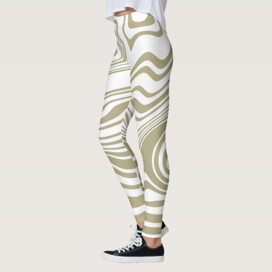 Artwork aus abstraktem Marmor | Leggings (Links)