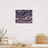 Artwork aus abstraktem Marmor | Poster (Küche)